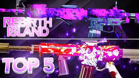 Top 5 Rebirth Island Meta Assault Rifles After Update 🏝 Warzone Best