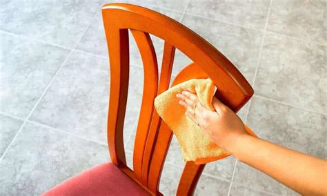 clean dining room chairs