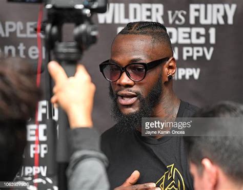 Wbc Heavyweight Champion Deontay Wilder Talks To The Media Before