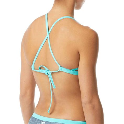 TYR Sandblasted Mojave Bikini Top Blue Swiminn