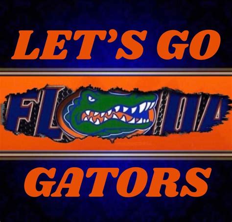 Two Florida Gators Stickers With The Words Let S Go Florida