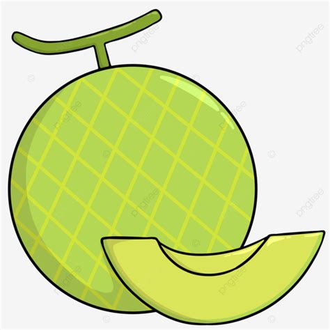 Desenhos Animados De Frutas De Melão PNG Melão Fruta Melão Clipart