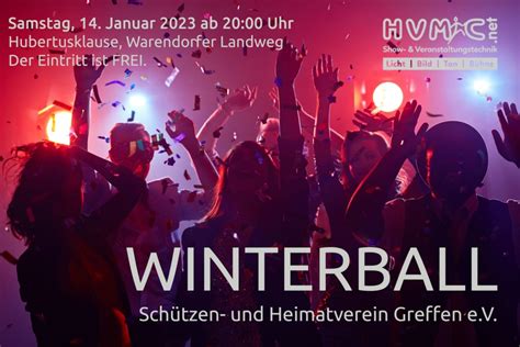 Winterball Des Sch Tzen Und Heimatvereins Greffen Mein Sp Ggsken Markt