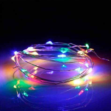 LUCES MICRO LED ALAMBRE 30L MULTICOLOR Casa Gini Mayorista