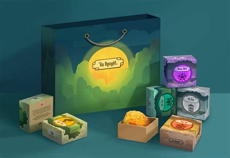 Moon Cake Box On Behance