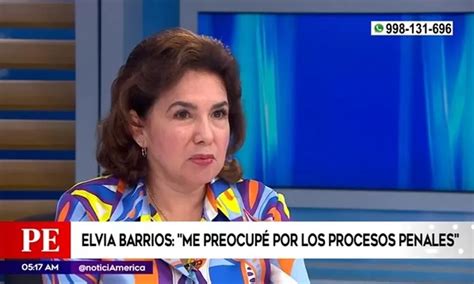 Elvia Barrios Me Preocup Por Los Procesos Penales Am Rica Noticias