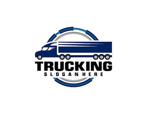 Premium Vector Trucking Company Logo Template