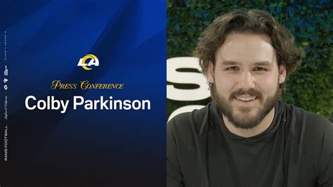 Colby Parkinson Introductory Press Conference Signing With LA What