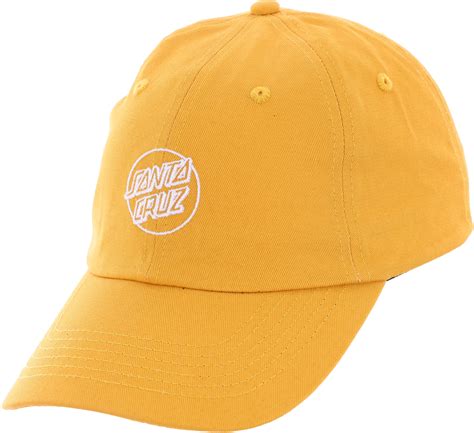 Santa Cruz Venture Opus Eco Strapback Hat Gold Tactics