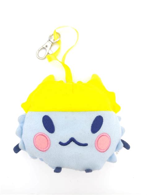 Plush Bandai Togetchi Tamagotchi Blue W Yellow Case 10cm Boutique