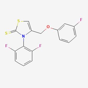 3 2 6 Difluorophenyl 4 3 Fluorophenoxy Methyl 1 3 Thiazole 2