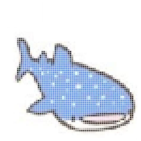 Whale Shark Perler Bead Art