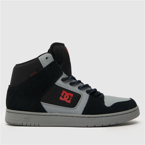 DC Manteca 4 Hi Wr Trainers In Black Grey ShoeFreak