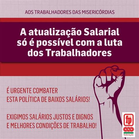 A Atualização Salarial Só é Possível Com A Luta Dos Trabalhadores Fnstfps