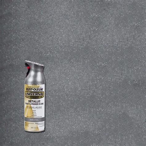 Rust Oleum Universal 11 Oz All Surface Metallic Dark Steel Spray Paint