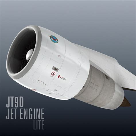 Jt9d Jet Engine Lite3d模型 Turbosquid 972201