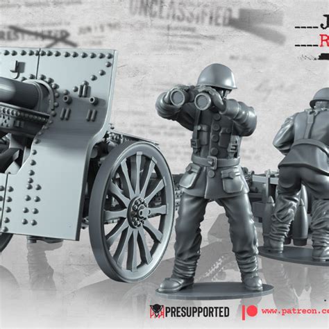 D Printable Wwii Polish Heavy Artillery By Battlecat Miniatures