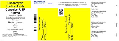 Clindamycin Hydrochloride Capsules Usp
