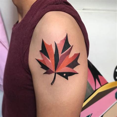 Maple Leaf Tattoo Meaning And Ideas For Men And Women