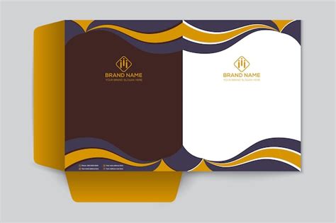 Premium Vector Real Estate Presentation Folder Design Template