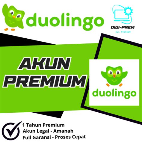 Jual Proses Cepat Duolingo Premium Semua Device Tahun Bergaransi