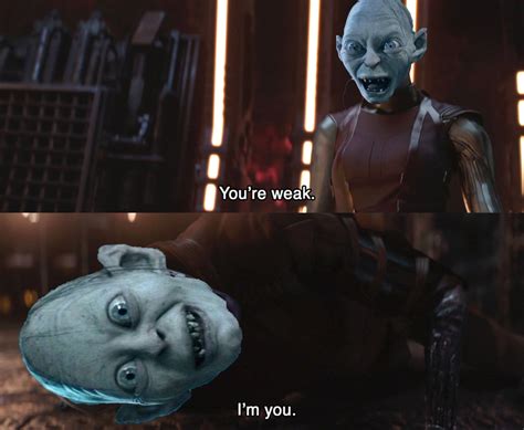 Smeagol and Gollum : r/lotrmemes