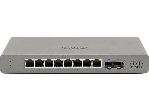 Switch Cisco Meraki Go Gs110 8p Hw Eu 8x Gigabit Ethernet Rj45 2x