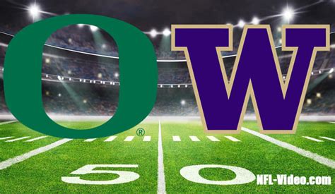 Oregon vs Washington Football Week 7 2023 Full Game Replay NCAA College ...