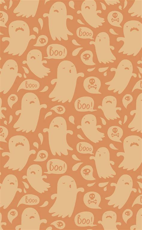 Cute Ghost Halloween Wallpapers Wallpaper Cave