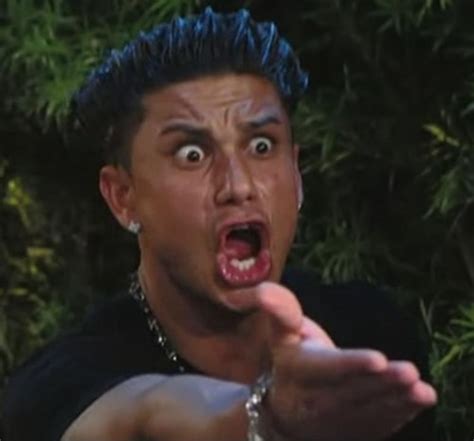 Create Meme Aggressive Guy Pauly D Face A Frame From The Video