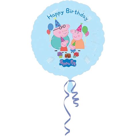 Peppa Pig Standard Happy Birthday Foil Balloon BIG W