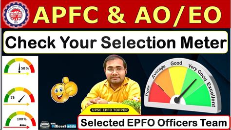 CHECK YOUR SELECTION METER UPSC EPFO 2023 Notification UPSC EPFO