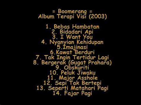 BOOMERANG Album Terapi Visi 2003 YouTube