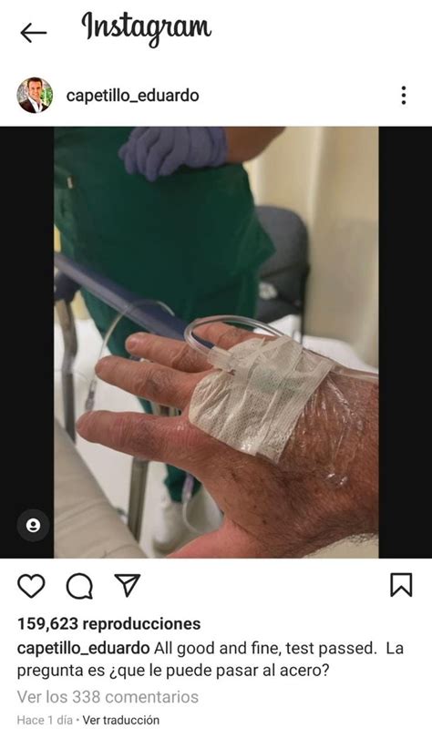 Eduardo Capetillo Es Hospitalizado Y Preocupa A Sus Fans Foto