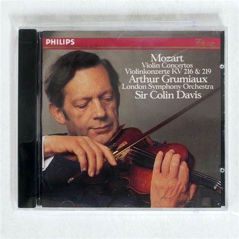 GRUMIAUX MOZART VIOLIN CONCERTOS KV 216 219 PHILIPS 412 250 2 CD