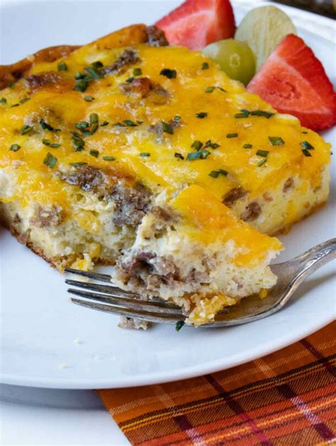 Egg And Sausage Breakfast Casserole