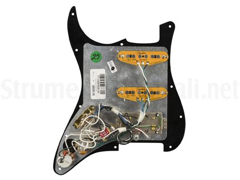 FENDER Pre Wired Strat Pickguard Shawbucker Gen 4 Noiseless Neck Middle