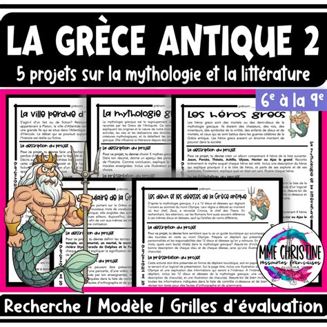 La Gr Ce Antique La Mythologie Et La Litt Rature