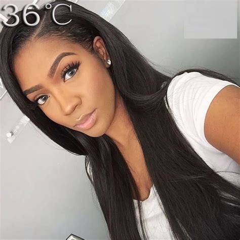 Silky Straight U Part Wigs Virgin Hair Unprocessed Left Side Part U