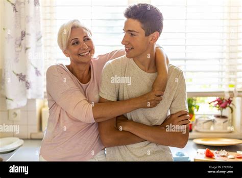 Mature Mom Adult Son Hi Res Stock Photography And Images Alamy