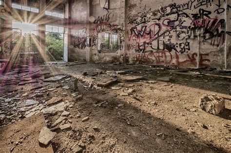 Güterbahnhof Duisburg Ein verlassener Bahnhof im Ruhrgebiet