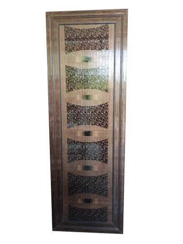 Polished Brown Pvc Bathroom Door Design Pattern Printed At Rs