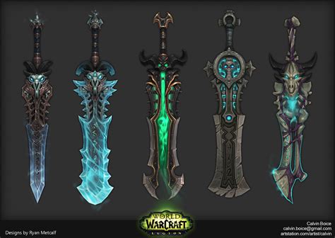 Artstation Legion Artifact Weapons Calvin Boice