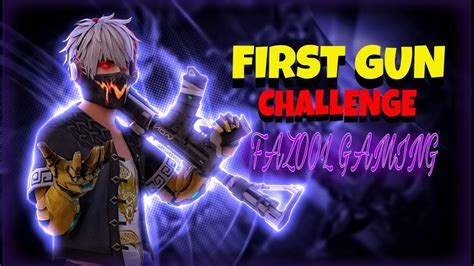 Free Fire First Gun Challenge Free Fire Pk Server Youtube