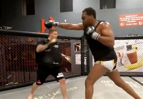 Video Jon Jones Shows Off Training Clip And Admits He S Still Not Big Enough Even At 245lb