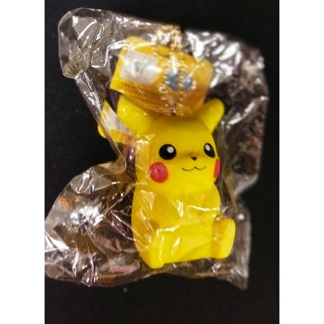 D 22 櫃 ： Pikachu 皮卡丘 PokÉmon 神奇寶貝 精靈寶可夢 軟膠朋友 吊飾 天富 蝦皮購物