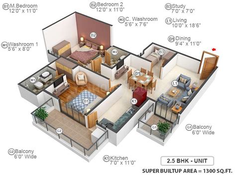 Shree Vardhman Victoria Floor Plan Sector Gurgaon