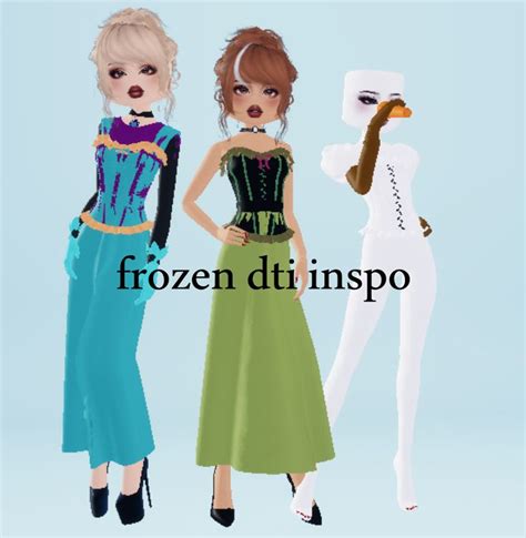 Frozen Outfit Inspo Dti Di