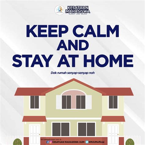 Kesatuan Mahasiswa Uum On Twitter Keep Calm And Stay At Home