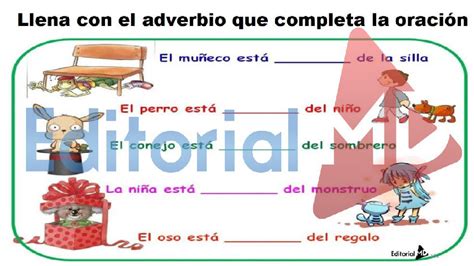 Elementos de la Oracion Para Niños de Primaria